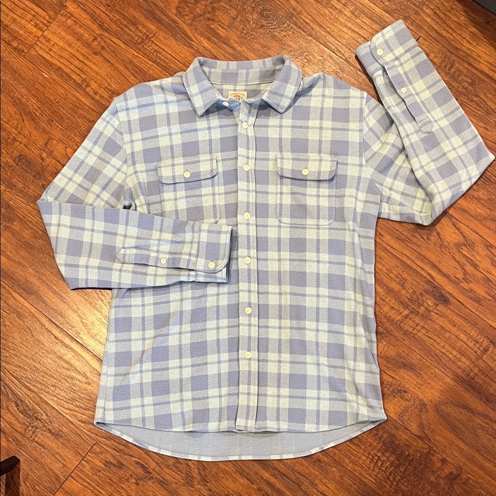 Faherty Legend Sweater Shirt Sz Large